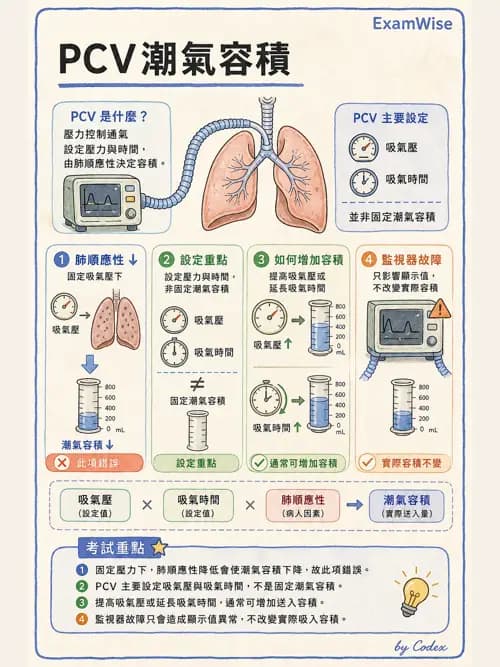 呼吸治療師 - 臨床設定、參數調整與脫離 - AI 圖文解析預覽
