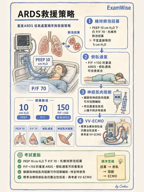 呼吸治療師 - ARDS與呼吸衰竭 - AI 圖文解析預覽
