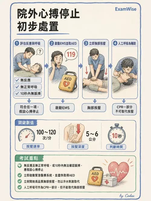 呼吸治療師 - 心臟疾病與COPD重症 - AI 圖文解析預覽