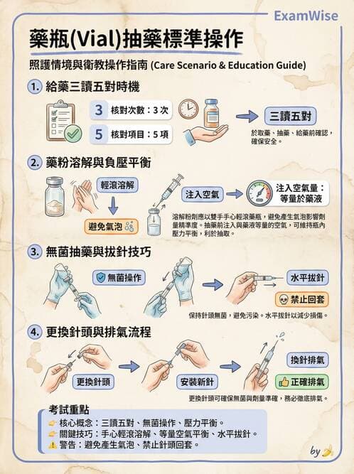 護理師 - 注射技術 - AI 圖文解析預覽