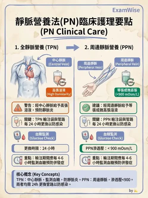 護理師 - 營養與管灌飲食 - AI 圖文解析預覽