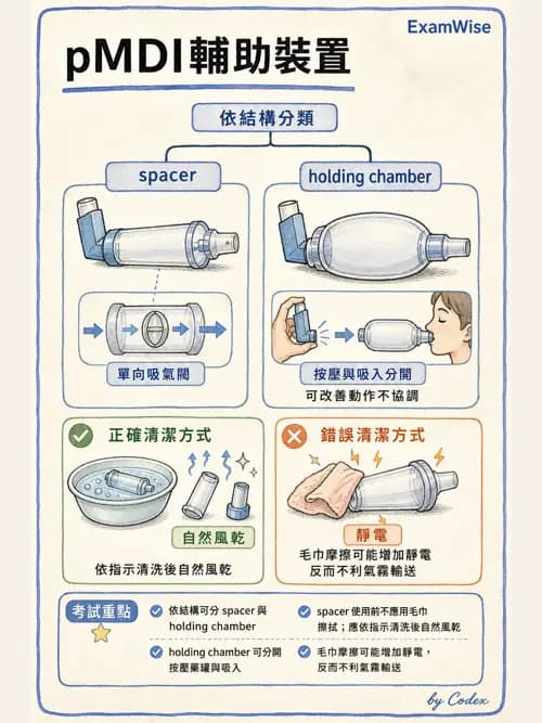 呼吸治療師 - 吸入性藥物噴霧設備 - AI 圖文解析預覽