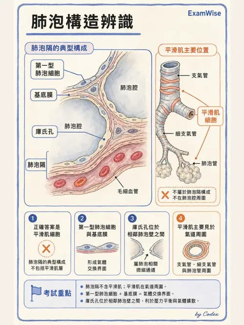 呼吸治療師 - 呼吸系統構造與發展 - AI 圖文解析預覽