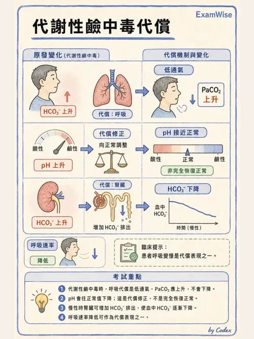呼吸治療師 - 酸鹼平衡與腎臟生理 - AI 圖文解析預覽