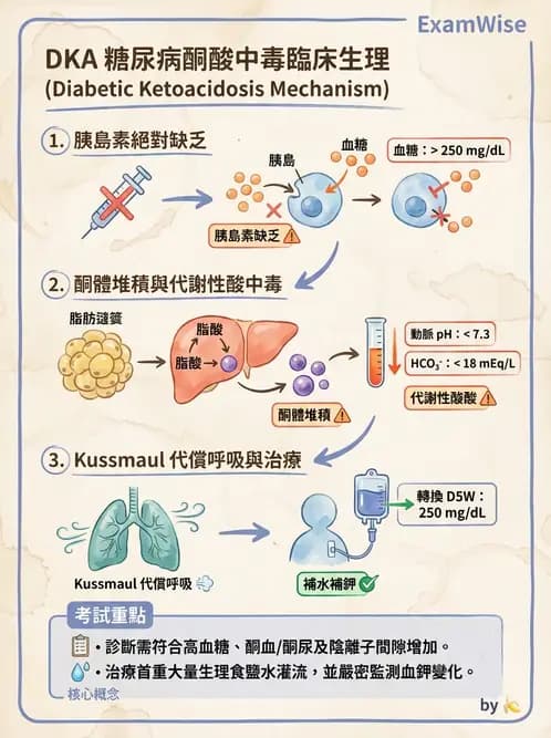 護理師 - 糖尿病併發症護理 - AI 圖文解析預覽