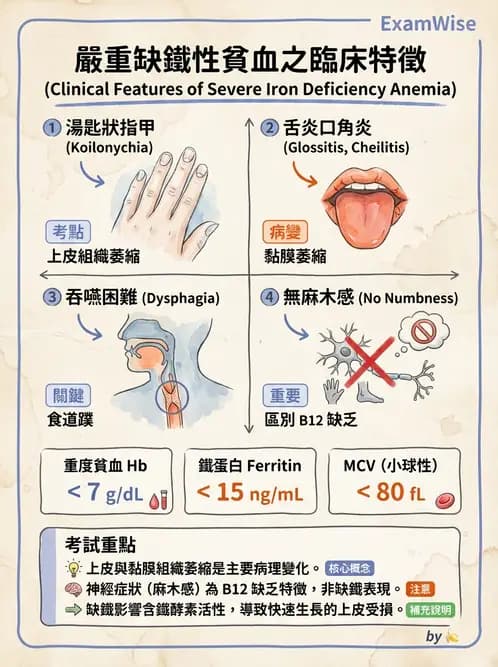 護理師 - 貧血與凝血疾病 - AI 圖文解析預覽