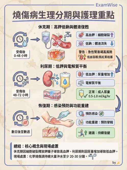 護理師 - 燒傷護理 - AI 圖文解析預覽