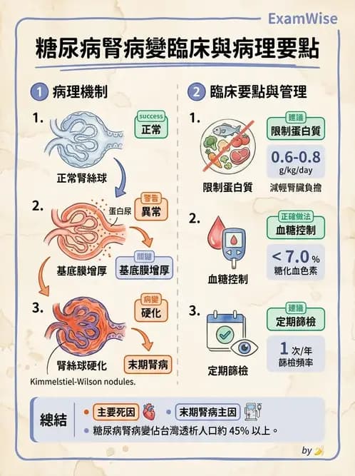 護理師 - 糖尿病併發症護理 - AI 圖文解析預覽