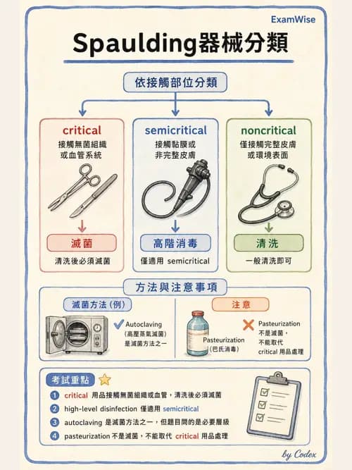 呼吸治療師 - 感染管制與職業安全 - AI 圖文解析預覽