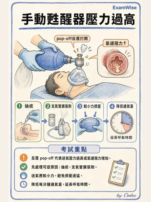呼吸治療師 - 甦醒器設備 - AI 圖文解析預覽