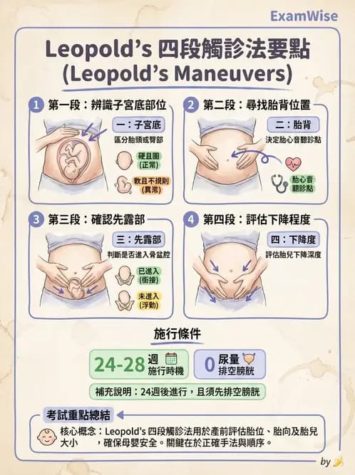 護理師 - 胎兒發育與監測評估 - AI 圖文解析預覽