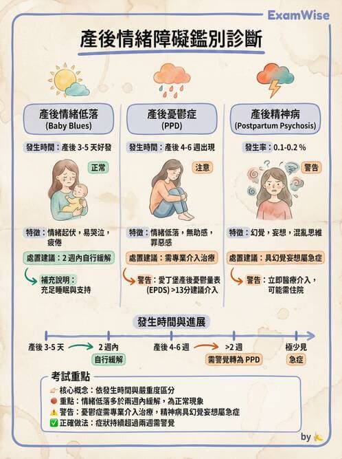 護理師 - 分娩過程與產科急症 - AI 圖文解析預覽