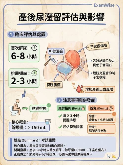 護理師 - 產後生理恢復與護理 - AI 圖文解析預覽