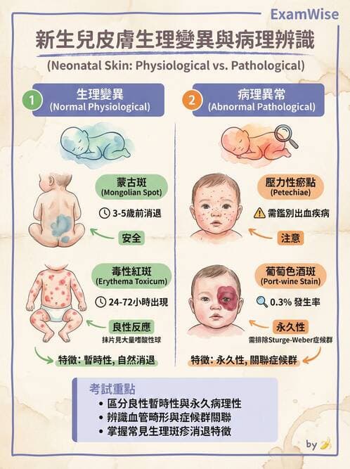 護理師 - 新生兒評估與生理特徵 - AI 圖文解析預覽