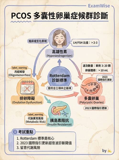 護理師 - 不孕症月經與更年期 - AI 圖文解析預覽