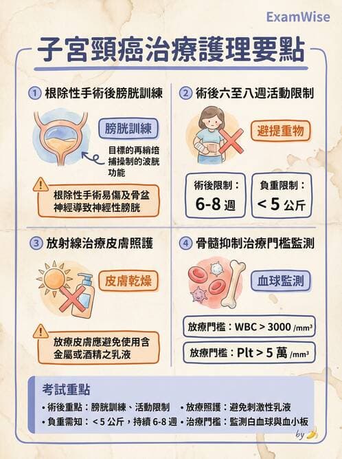 護理師 - 婦科腫瘤與感染 - AI 圖文解析預覽
