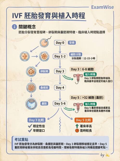 護理師 - 不孕症月經與更年期 - AI 圖文解析預覽