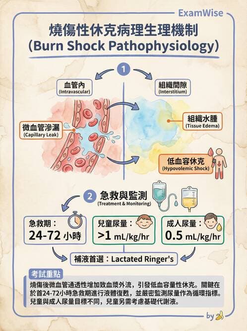 護理師 - 兒童急症與燒傷護理 - AI 圖文解析預覽