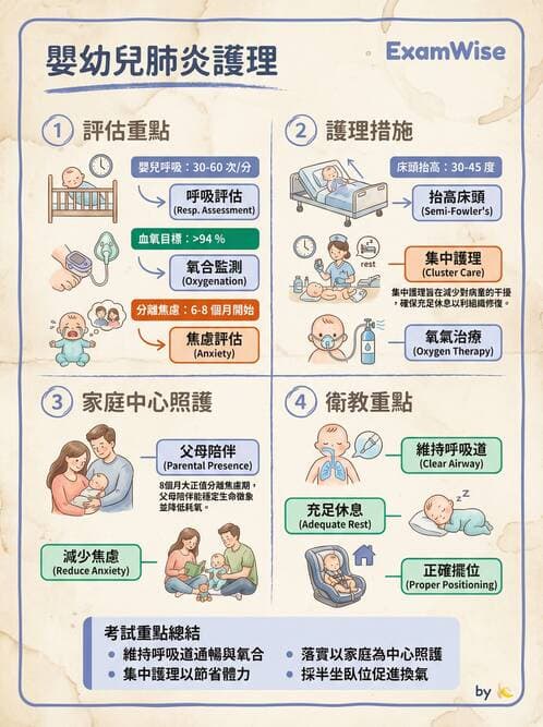 護理師 - 兒童呼吸系統疾病 - AI 圖文解析預覽