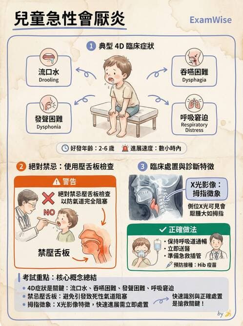 護理師 - 兒童呼吸系統疾病 - AI 圖文解析預覽