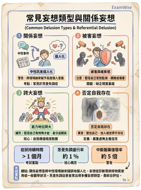 護理師 - 思覺失調症護理 - AI 圖文解析預覽