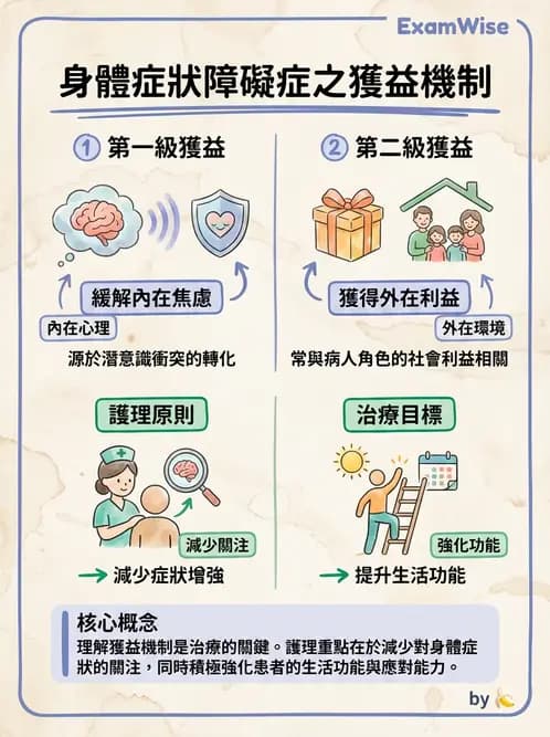 護理師 - 人格障礙與身體症狀障礙 - AI 圖文解析預覽