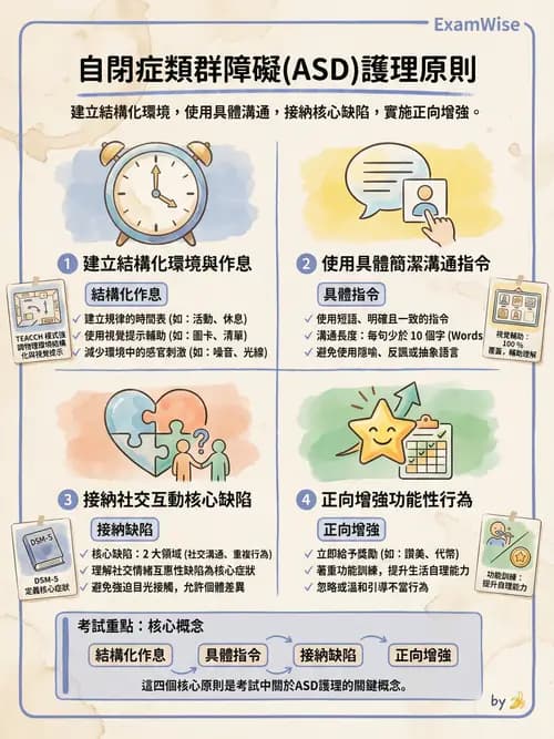 護理師 - 兒童青少年精神疾患 - AI 圖文解析預覽