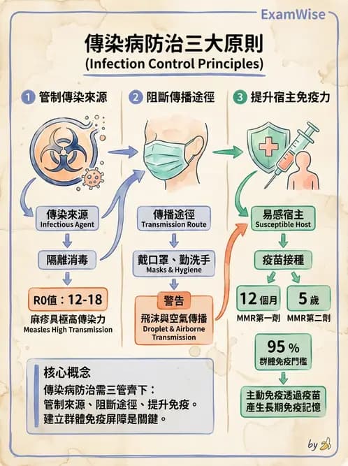 護理師 - 傳染病防治與護理 - AI 圖文解析預覽
