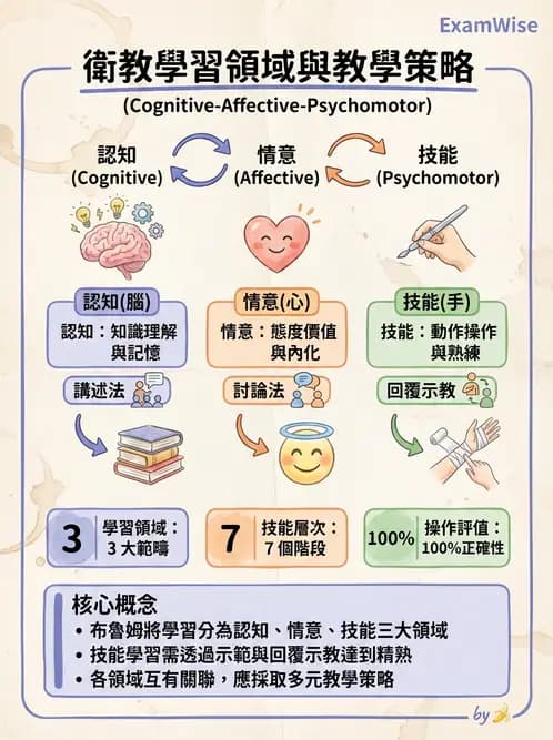 護理師 - 衛生教育方法與評價 - AI 圖文解析預覽
