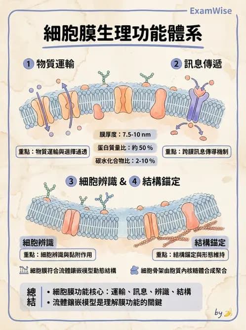 護理師 - 細胞生理 - AI 圖文解析預覽