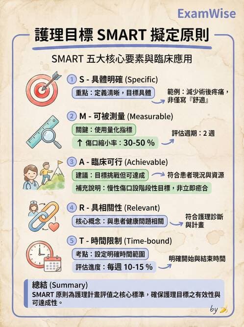 護理師 - 護理過程(評估至評值) - AI 圖文解析預覽