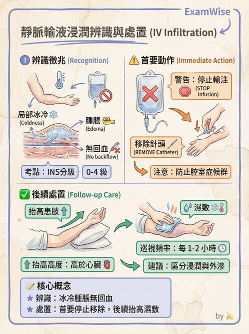 護理師 - 靜脈輸液與電解質平衡 - AI 圖文解析預覽