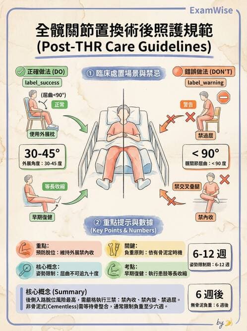 護理師 - 關節疾病與骨科手術 - AI 圖文解析預覽