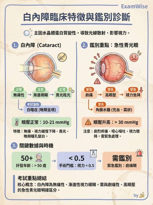 護理師 - 眼科疾病 - AI 圖文解析預覽