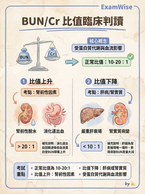 護理師 - 腎炎、腎衰竭與慢性腎臟病 - AI 圖文解析預覽