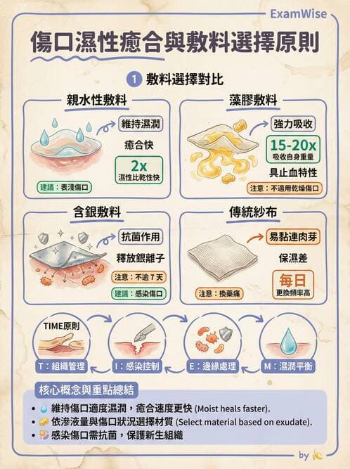 護理師 - 皮膚疾病與傷口護理 - AI 圖文解析預覽