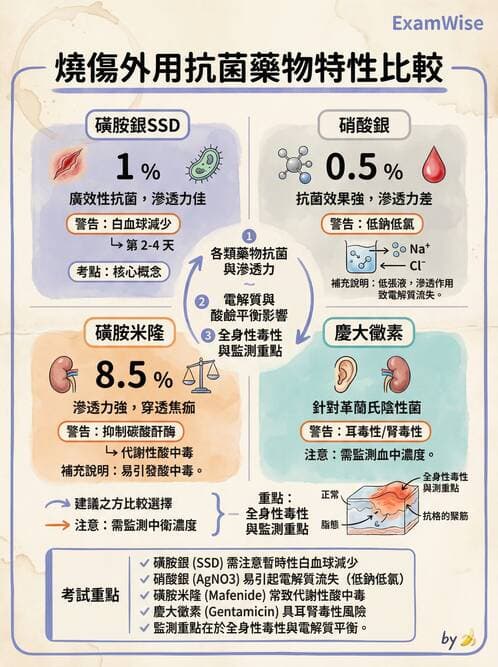 護理師 - 燒傷護理 - AI 圖文解析預覽