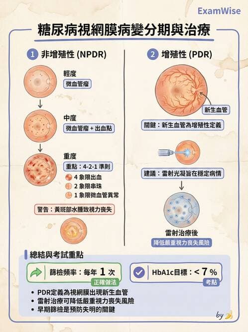 護理師 - 糖尿病併發症護理 - AI 圖文解析預覽