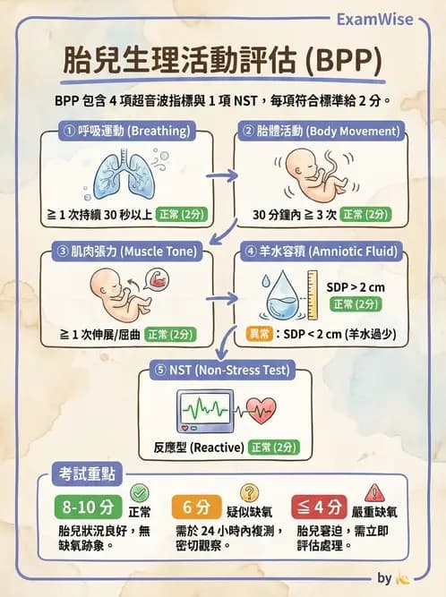 護理師 - 胎兒發育與監測評估 - AI 圖文解析預覽
