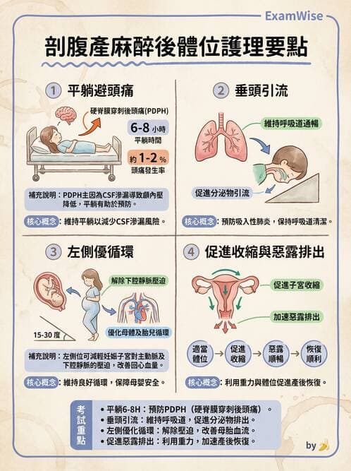 護理師 - 產後生理恢復與護理 - AI 圖文解析預覽