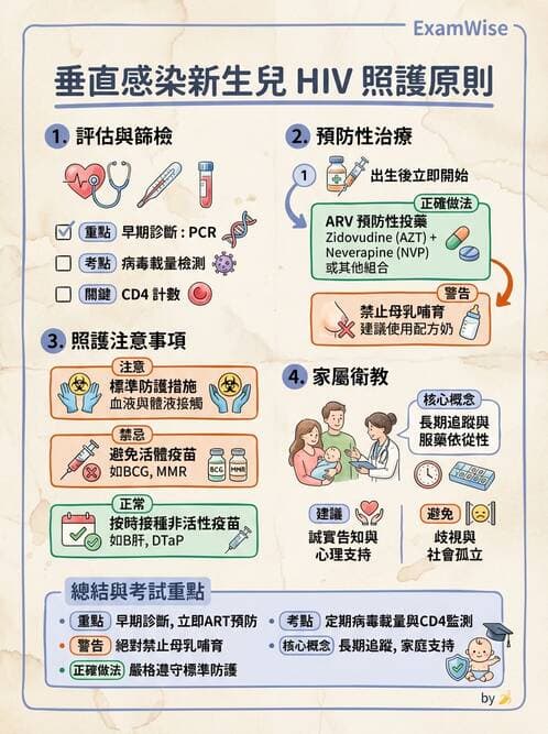 護理師 - 新生兒日常照護與篩檢 - AI 圖文解析預覽