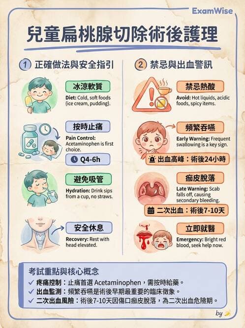 護理師 - 兒童基本護理評估技術 - AI 圖文解析預覽