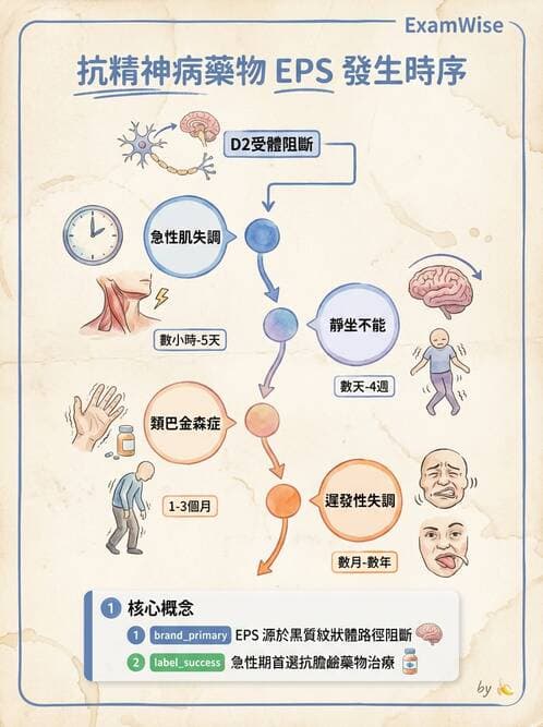 護理師 - 精神科藥物與生物治療 - AI 圖文解析預覽