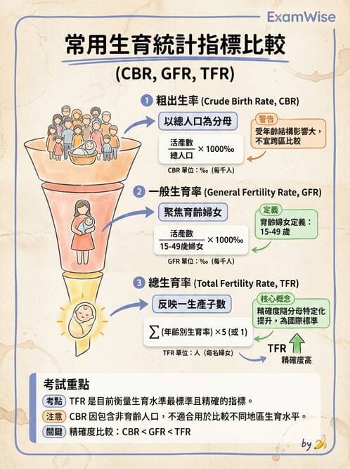 護理師 - 生命統計與健康指標 - AI 圖文解析預覽