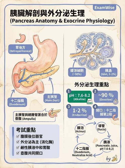 護理師 - 消化及肝膽/胰系統 - AI 圖文解析預覽