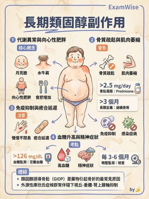 護理師 - 影響新陳代謝及內分泌功能藥物 - AI 圖文解析預覽