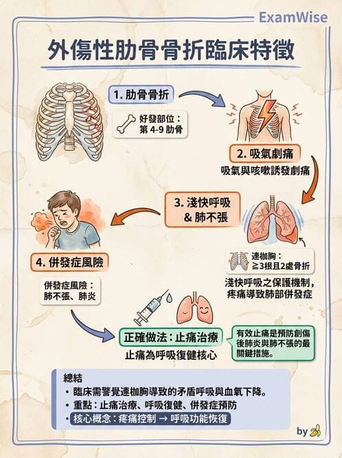 護理師 - 呼吸衰竭與胸腔護理 - AI 圖文解析預覽