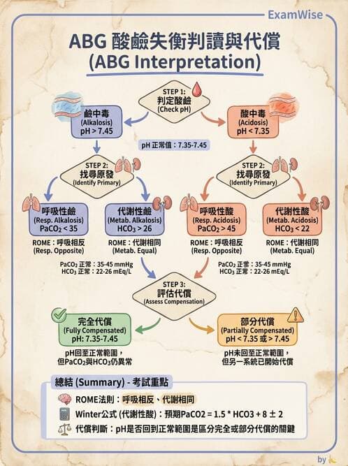 護理師 - 透析、電解質與酸鹼平衡 - AI 圖文解析預覽