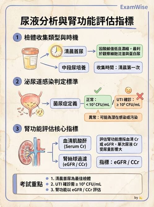 護理師 - 泌尿道疾病與排尿障礙 - AI 圖文解析預覽