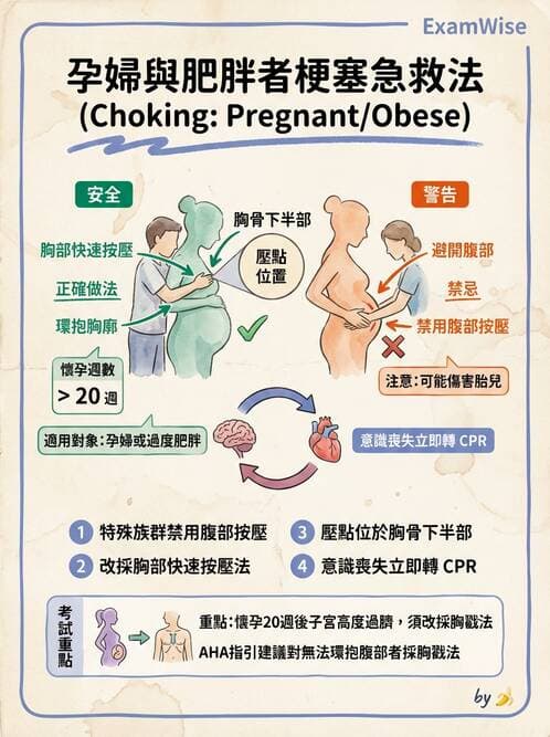 護理師 - CPR、AED與急救技術 - AI 圖文解析預覽